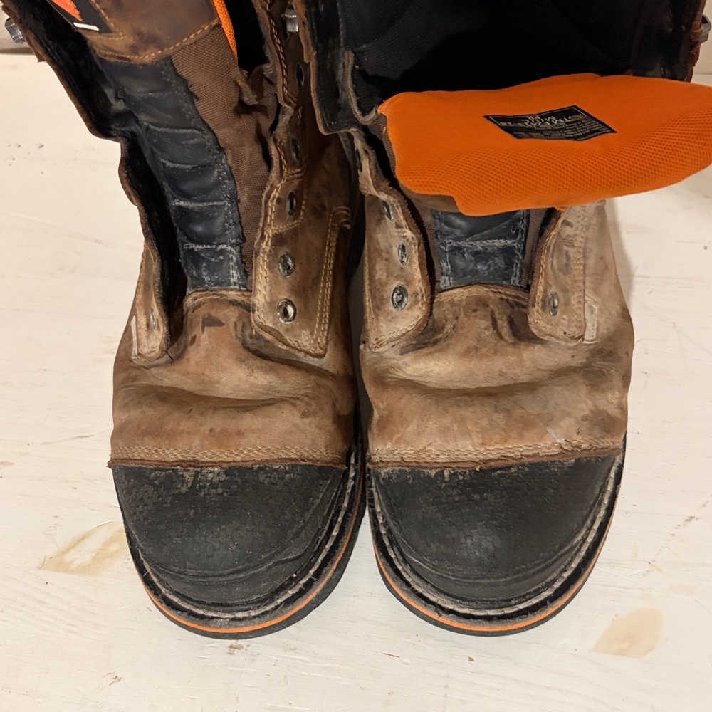 Herman Survivors Steel Toe Leather Work Boots - Picture 9 of 12